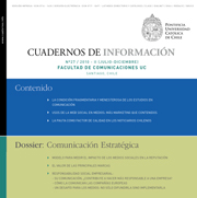 					Ver Núm. 27 (2010): TEMA CENTRAL: COMUNICACIÓN ESTRATÉGICA
				